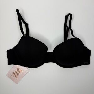 Savage X Fenty Black T-Shirt Underwire Bra SZ 34C NWT